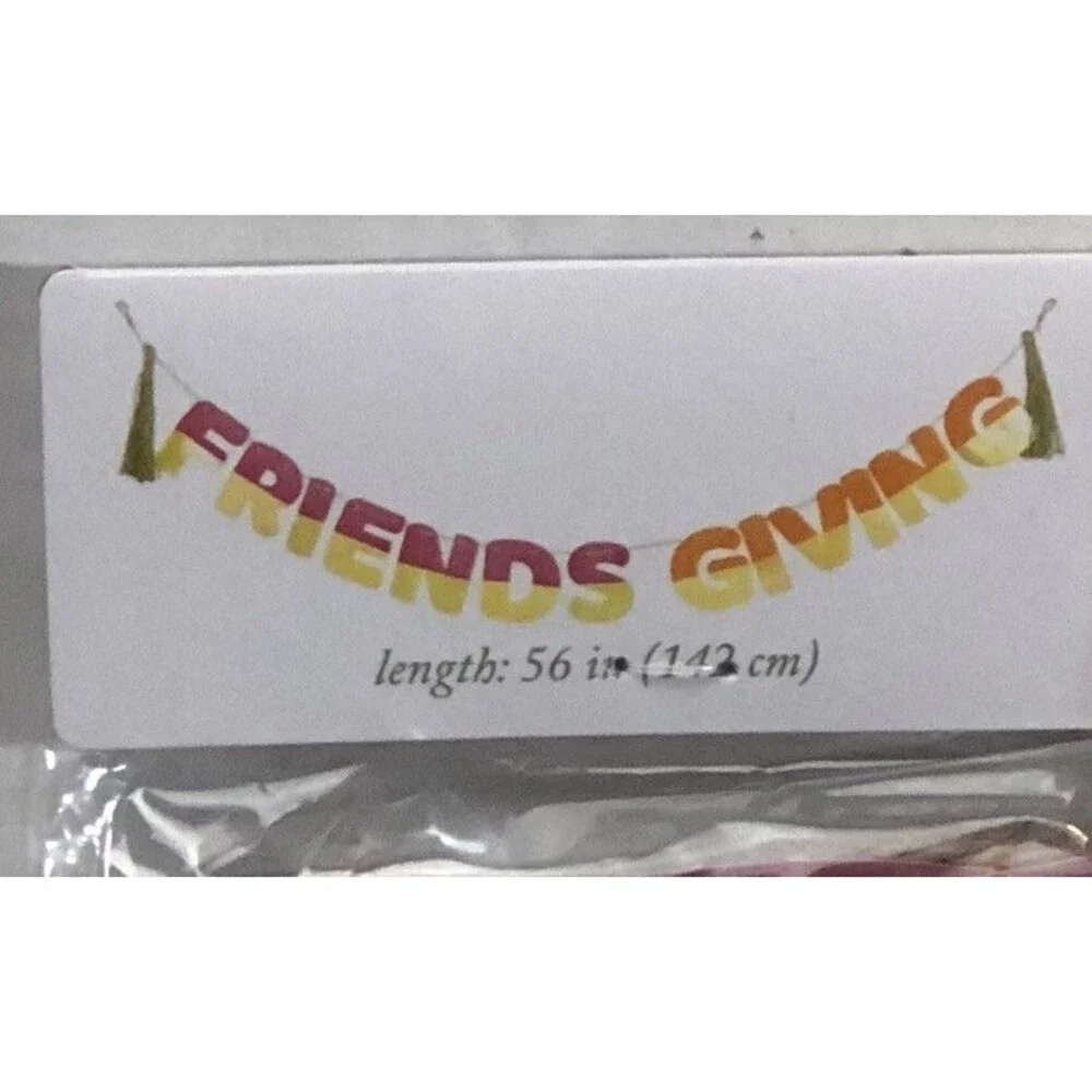 Friendsgiving Party Decorations, Friendsgiving Banner 56”